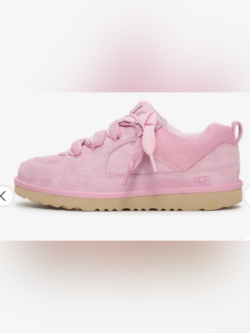 Ugg Women’s Sz 8 PINK Lowmel Sneakers